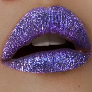 Glittered Lipstick Crazy