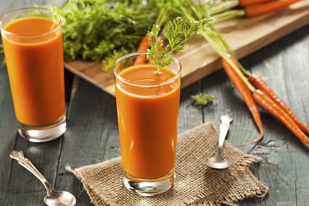 drinking carrot juice per day