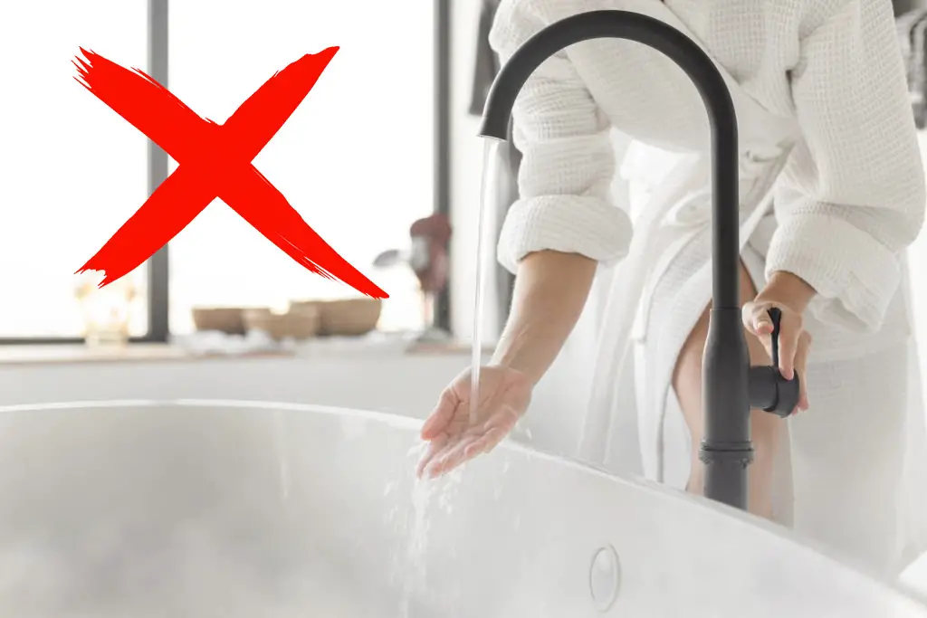 Avoid Taking Long Hot Baths