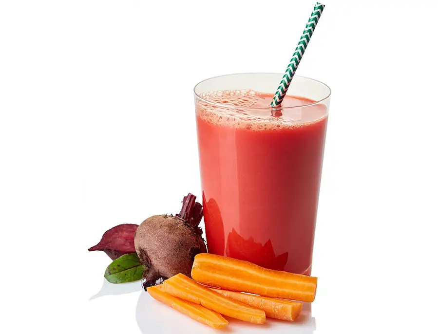 Beetroot and Carrot Juice Piece