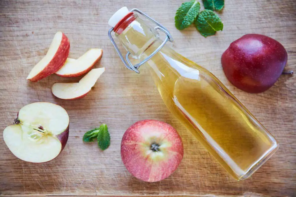 apple cider has a high amount of acetic acid