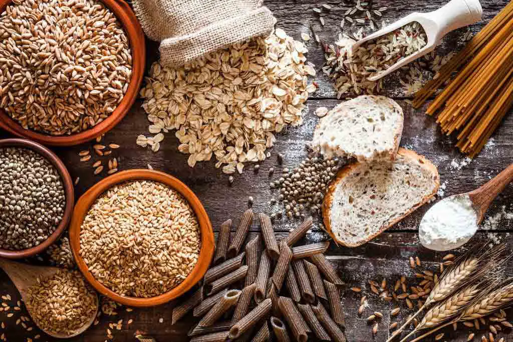 What are the components of the whole grain