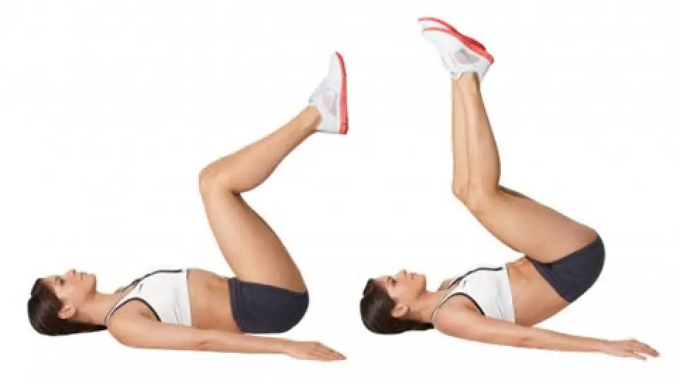 position with the reverse crunch is to lie down