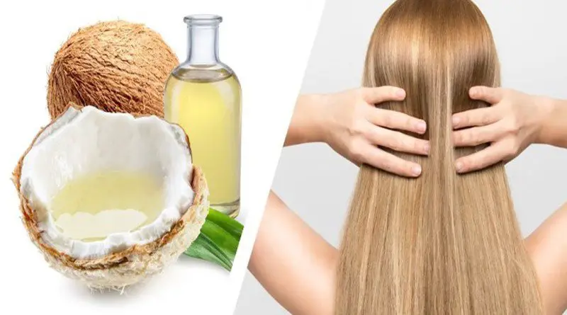 Hair Treatment with coconut oil