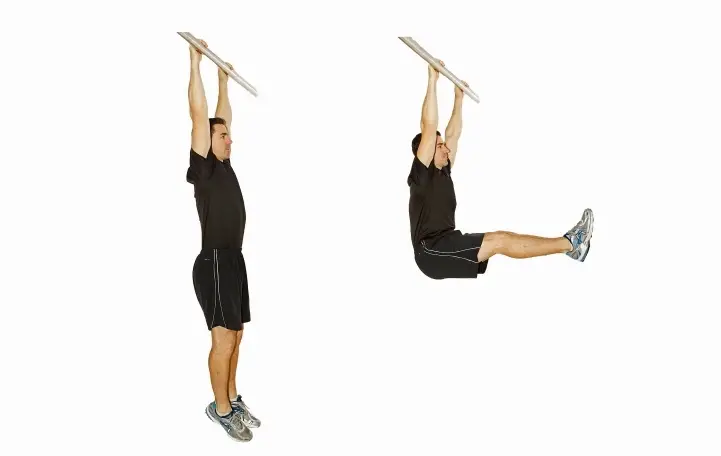 How to do hanging leg raises