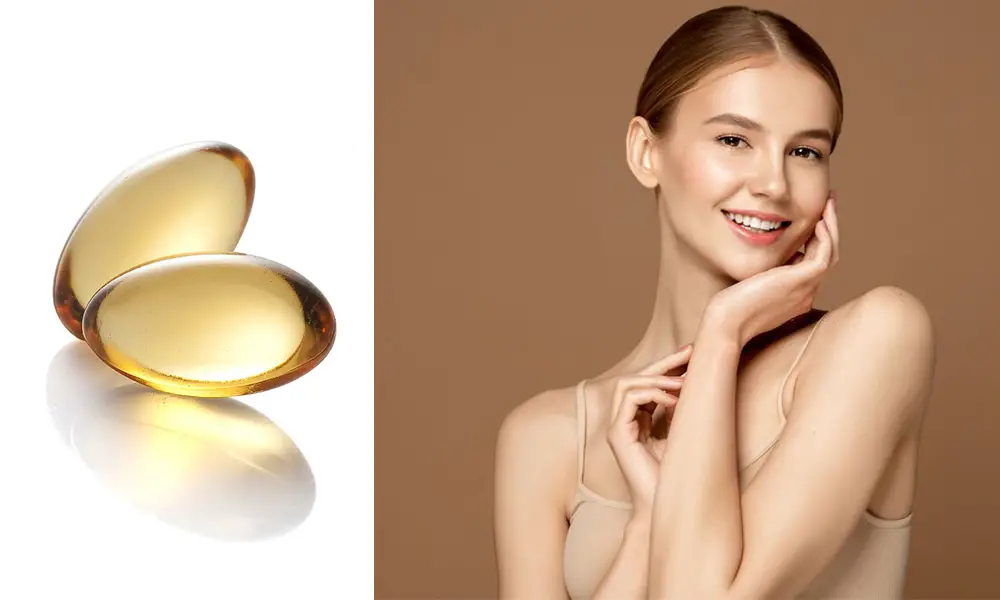 Use a vitamin E capsule to maintain the softness and radiance of your skin