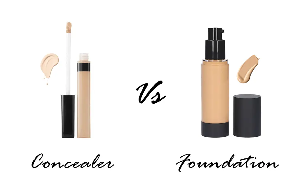 What is the difference between concealer and foundation
