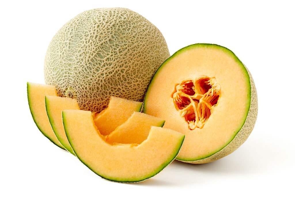 Starting with muskmelon or cantaloupe
