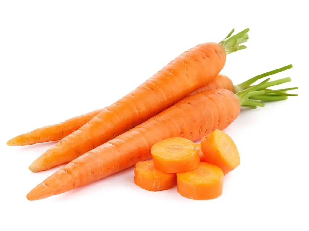 carrots in your meal to double the recommended