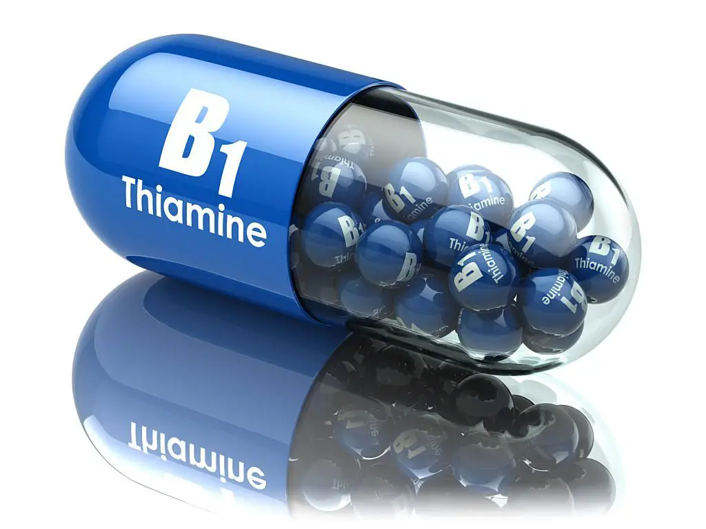 Thiamin of B1 helps to convert the glucose