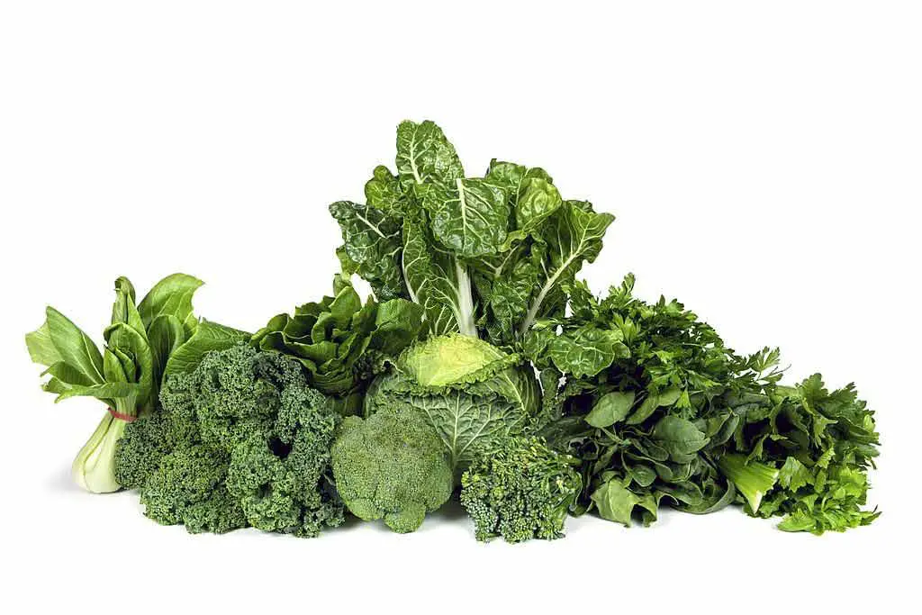 Green Leafy Vegetables amount of vitamin K