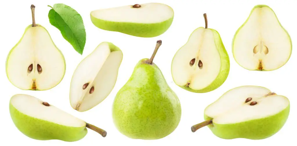 an adequate amount of fiber can get from eating pears