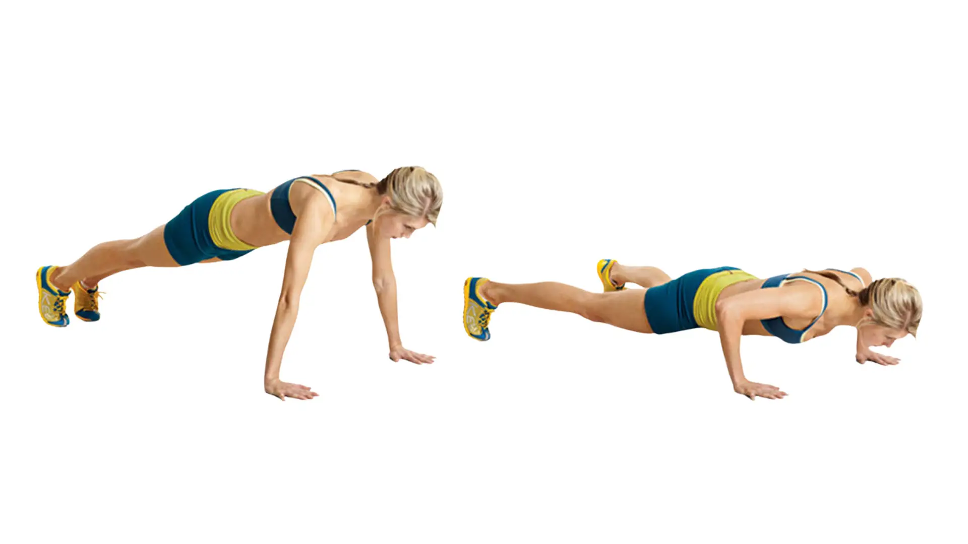The combination of jumping and pushup is one of the workouts
