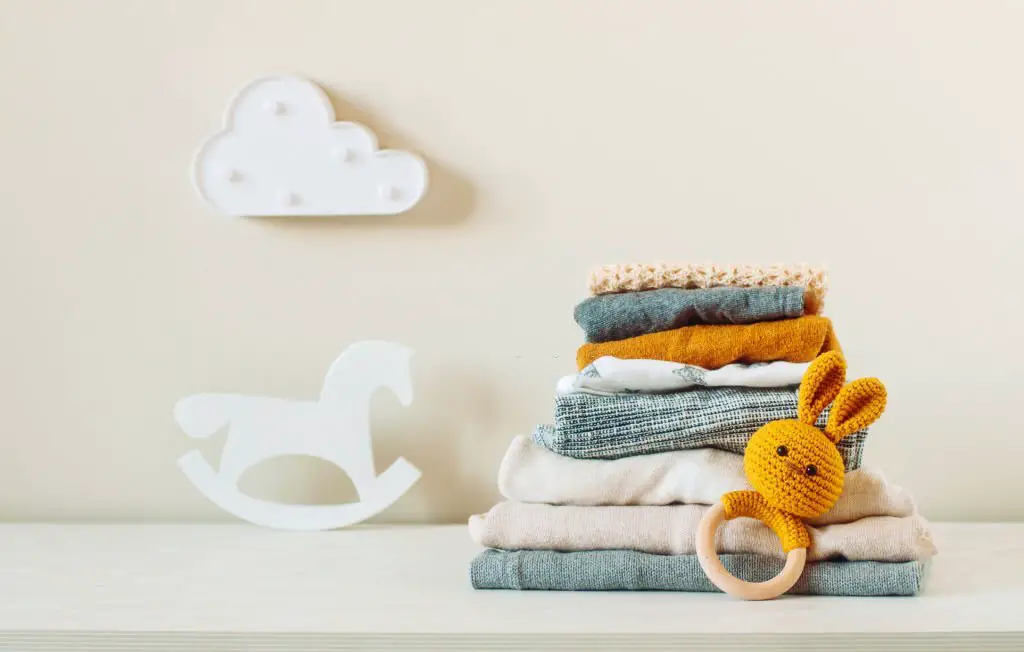 Skincare for baby needs clothes that are made from cotton