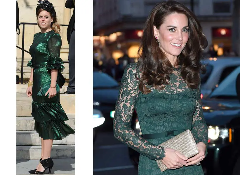 Royal Family Fashion Style emerald dress